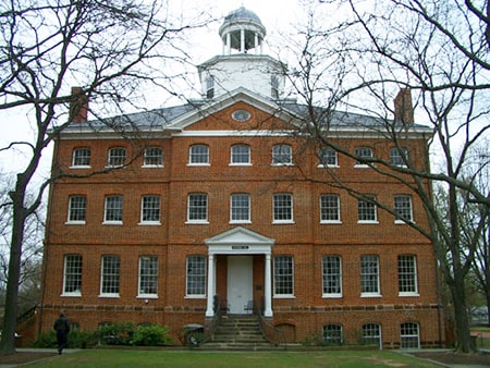 McDowell Hall Front Exterior at St. John's College